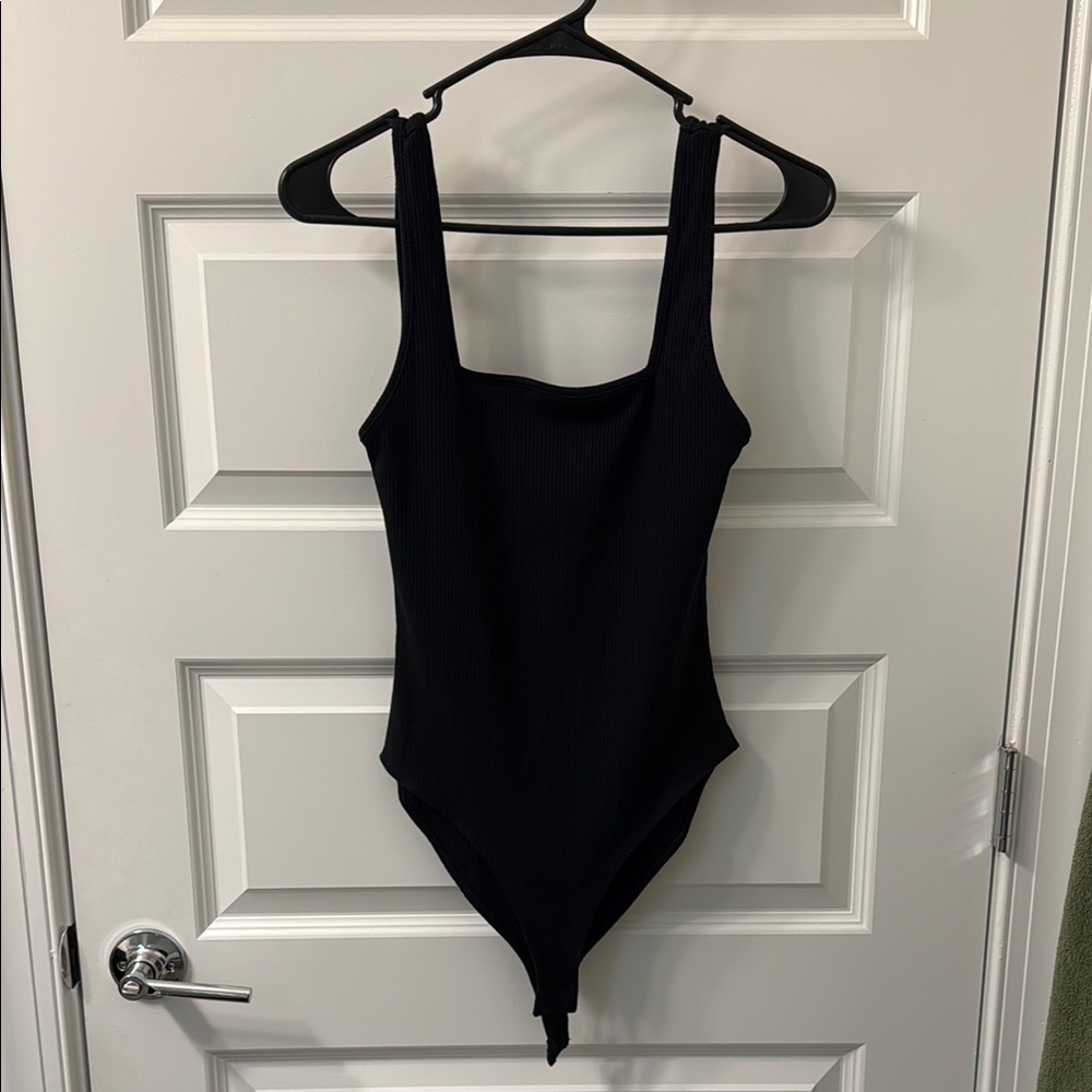 Forever 21 Black Bodysuit Classic Top